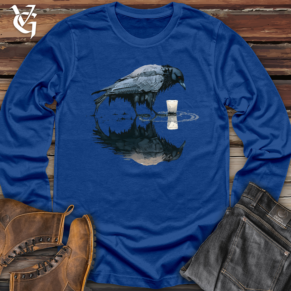 Viking Goods Raven Reflection Long Sleeve True Royal / L