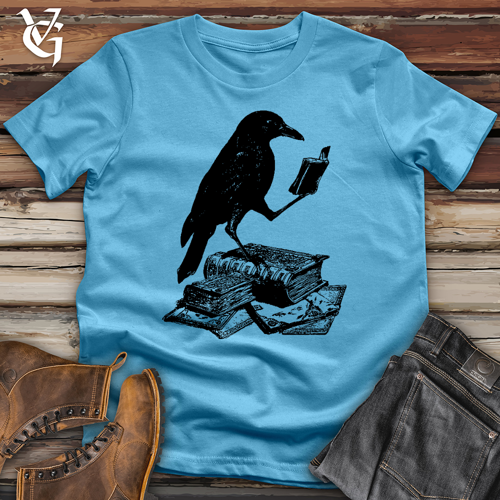 Viking Goods A Little Light Reading Cotton Tee Turquoise / L