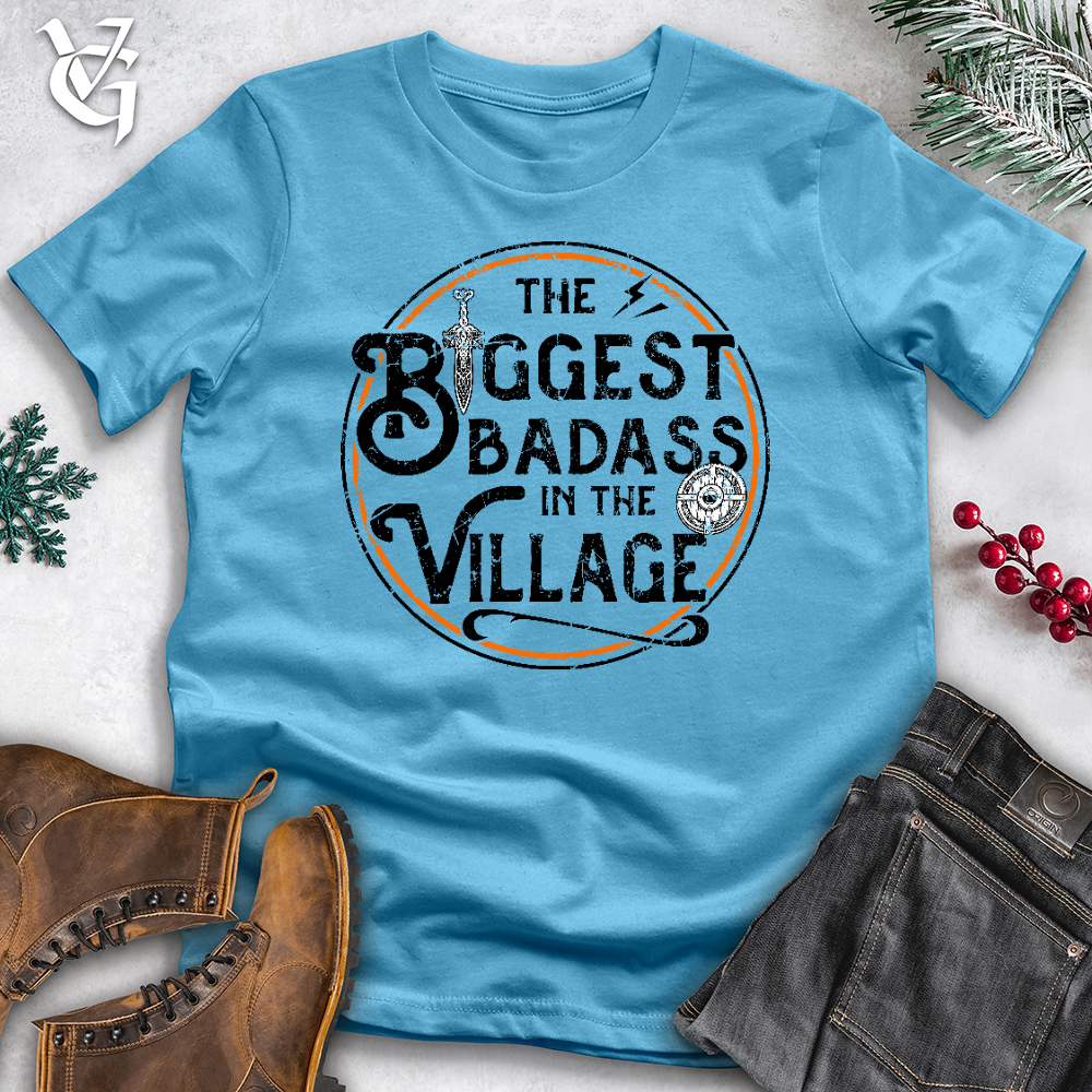 Viking Goods Village Badass Cotton Tee Turquoise / L