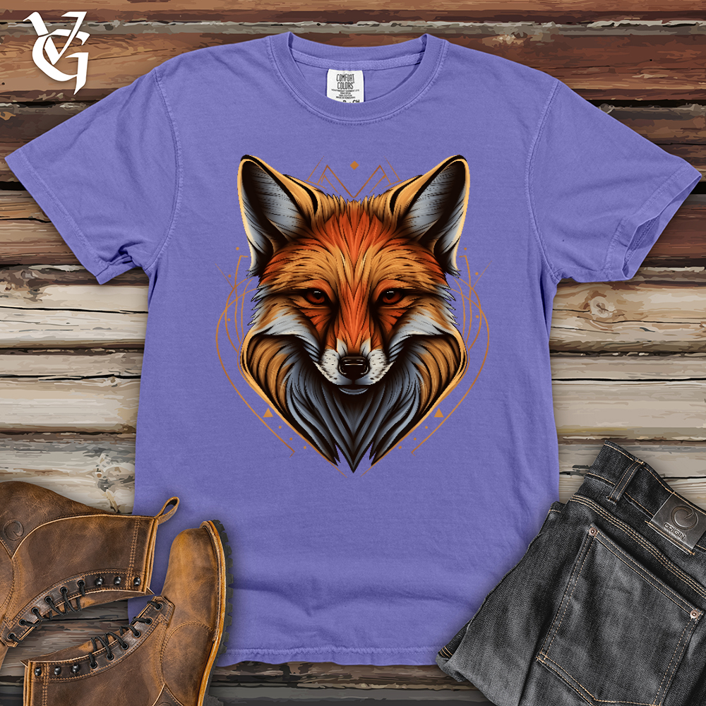 Viking Goods Cunning Fox Heavy Cotton Comfort Colors Tee Violet / L
