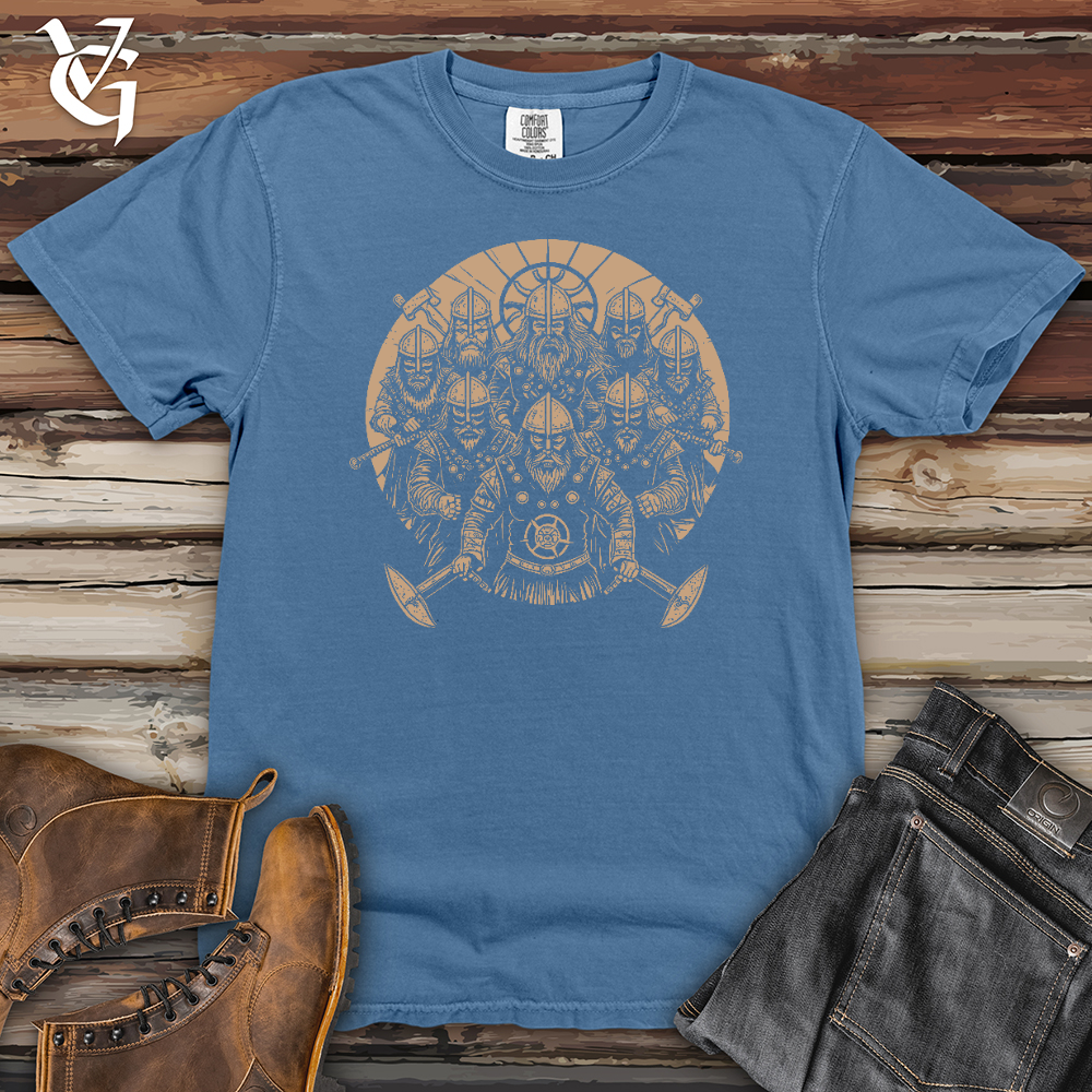 Viking Goods A Gang of Stern Vikings Heavy Cotton Comfort Colors Tee Washed Denim / L