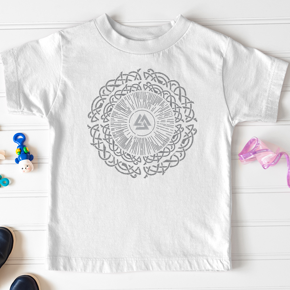 Viking Goods Ancient Round Celtic Toddler Tee White / 2T
