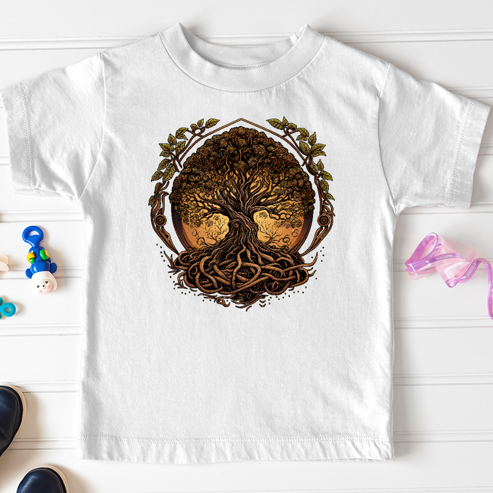 Viking Goods Illuminated Tree Toddler Tee White / 2T