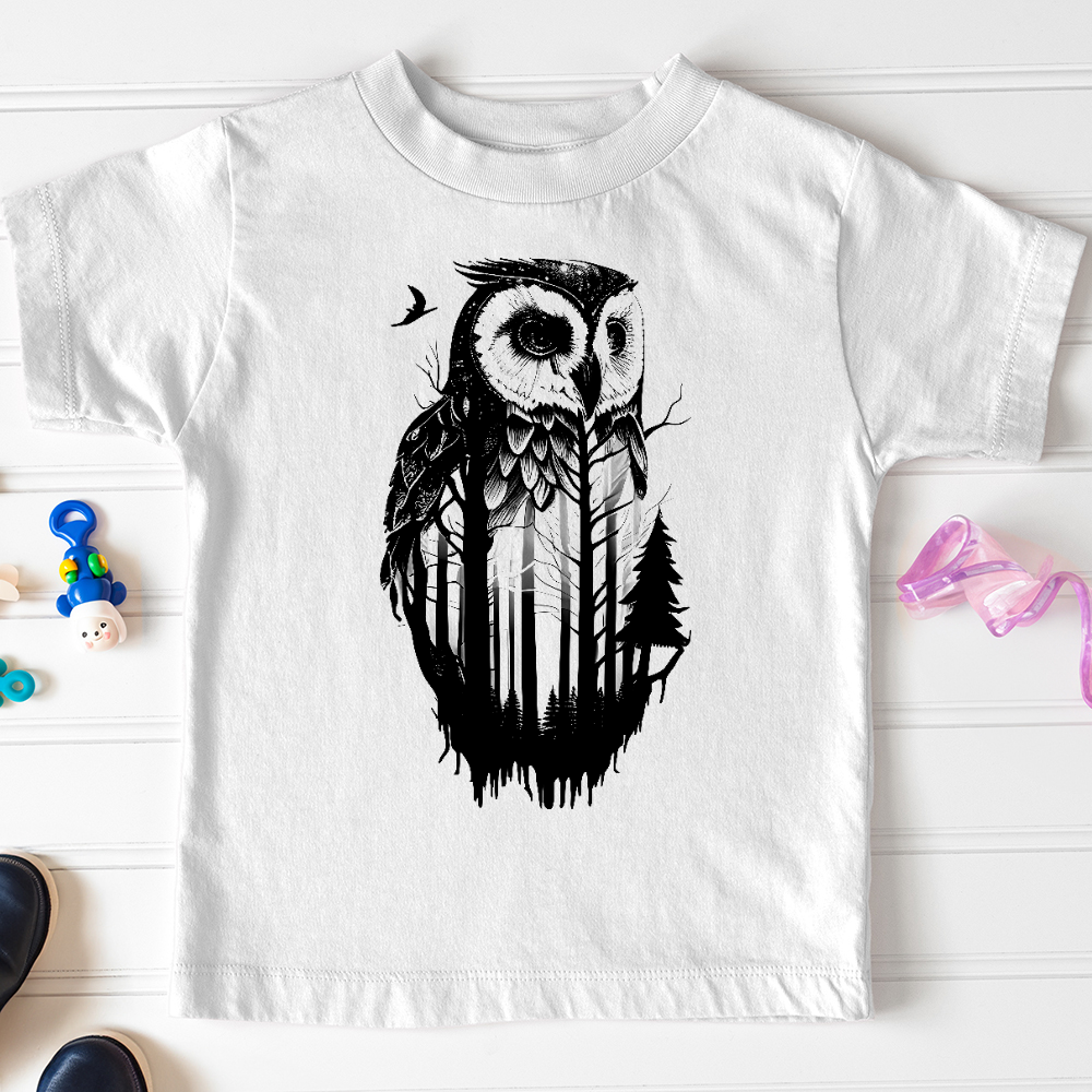 Viking Goods Owl Soul Toddler Tee White / 2T