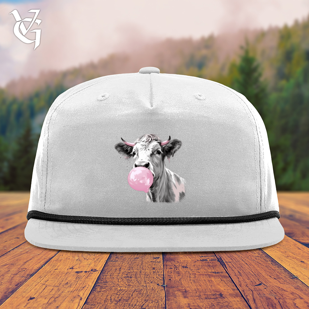 Viking Goods Cow Gum Snapback Cap White/ Black