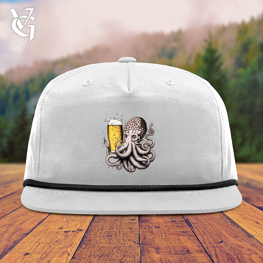 Viking Goods Hoptopus Snapback Cap White/ Black