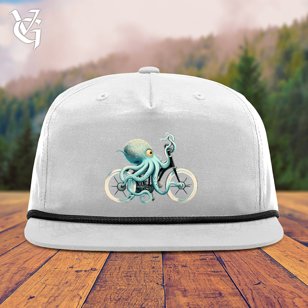 Viking Goods Octobike Snapback Cap White/ Black