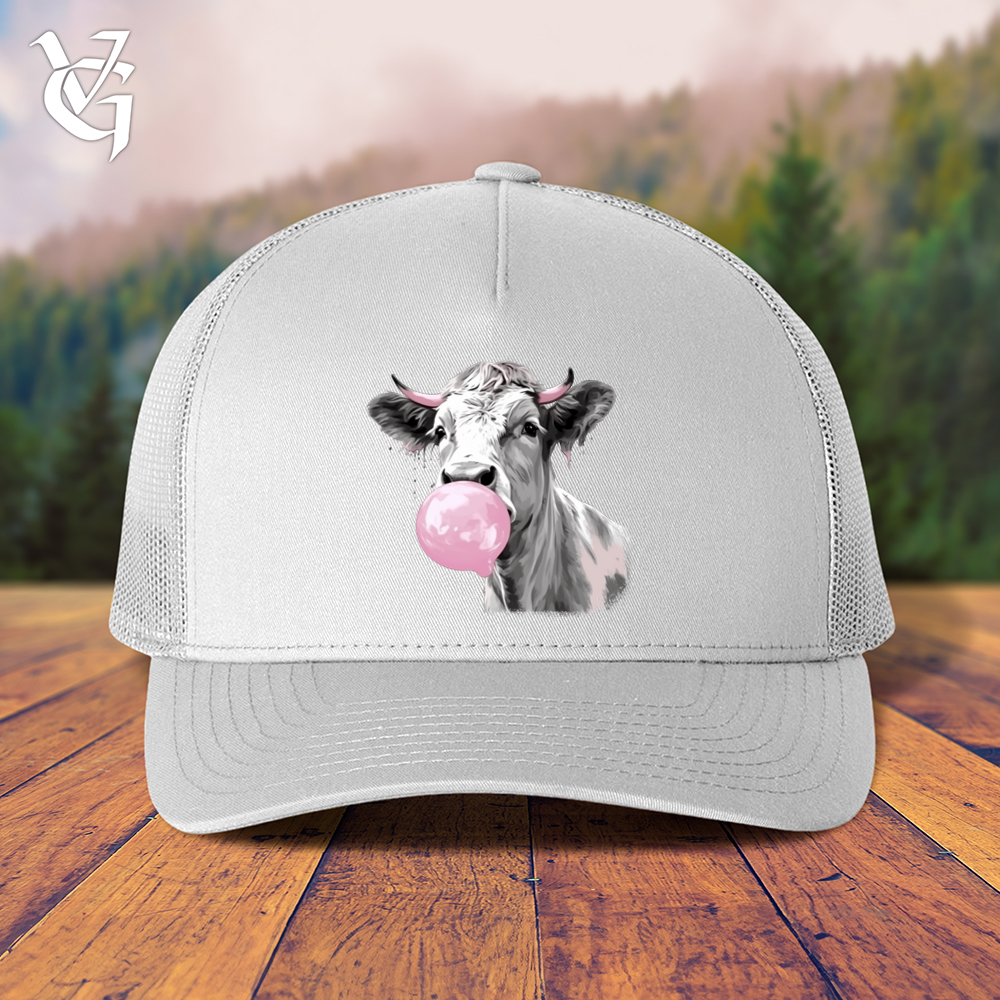 Viking Goods Cow Gum Trucker Cap White