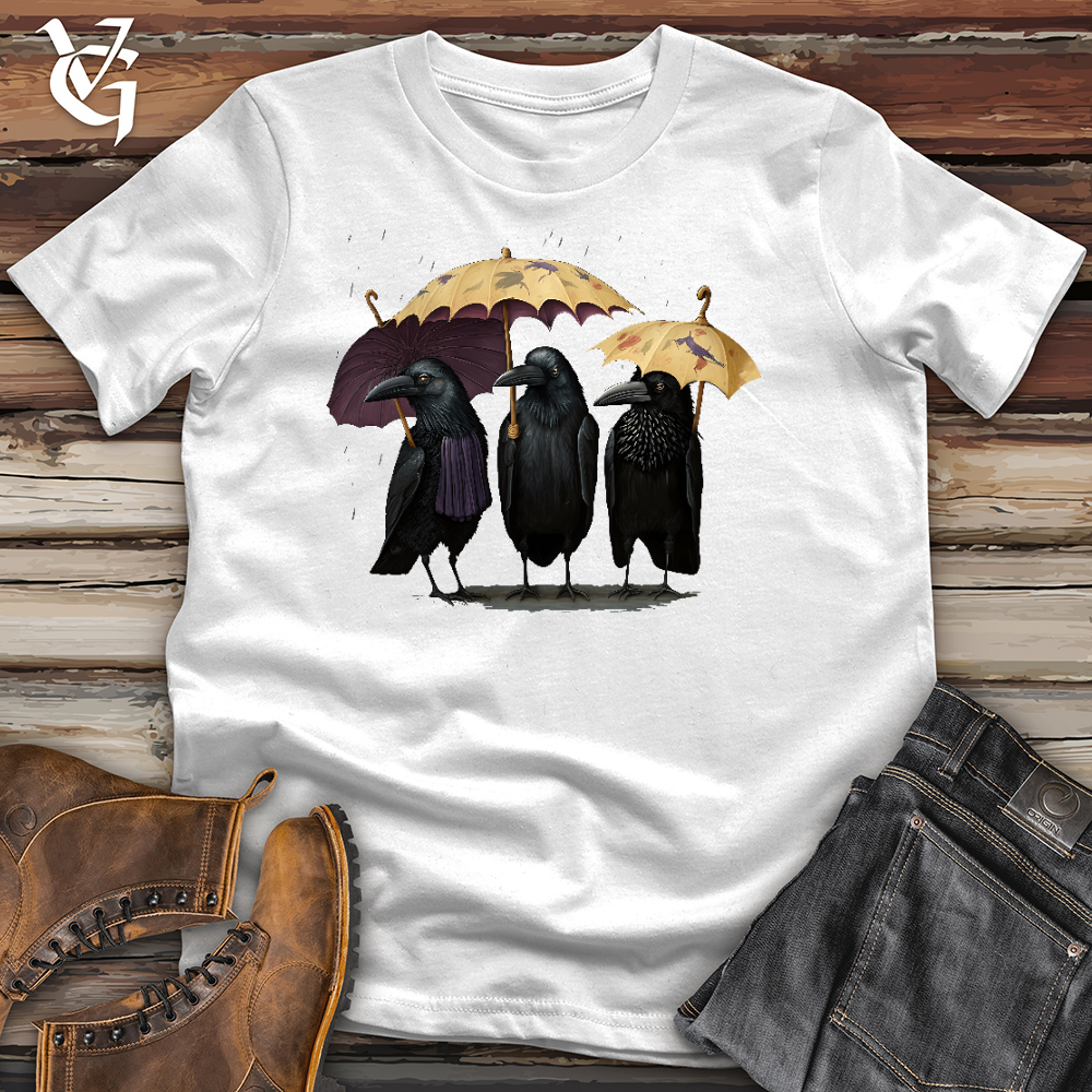 Viking Goods 3 Raven Amigos Cotton Tee White / L