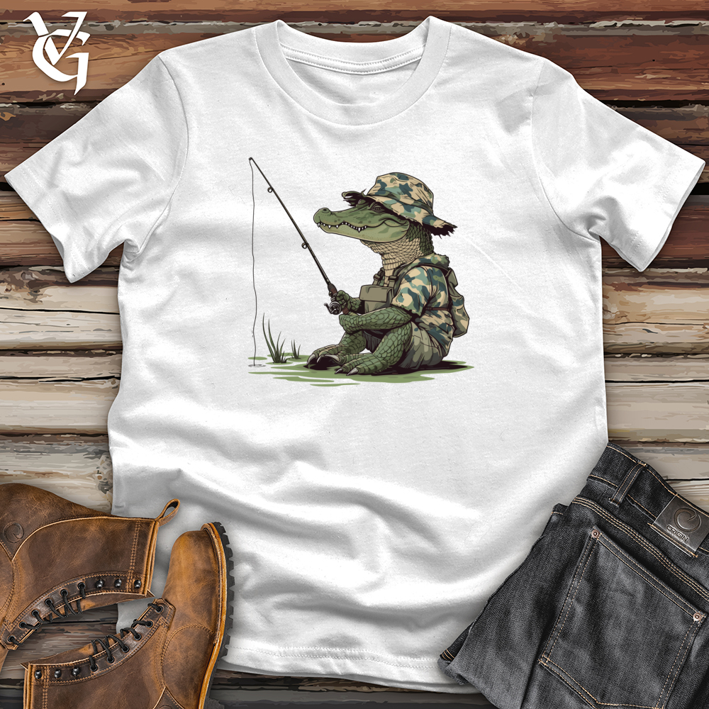 Viking Goods Alligator Angler Adventure Softstyle Tee White / L