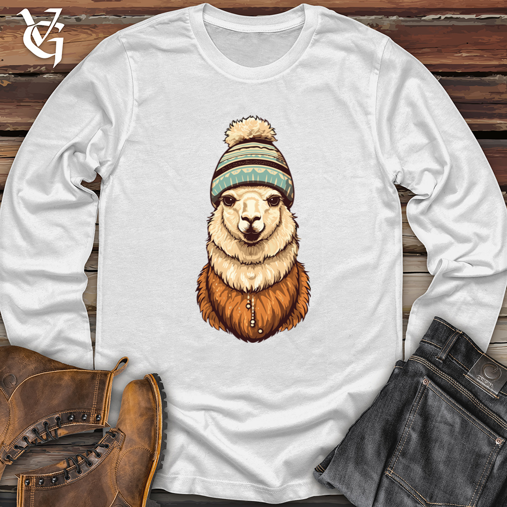 Viking Goods Alpaca Winter Beanie Warmth Style Softstyle Long Sleeve White / L