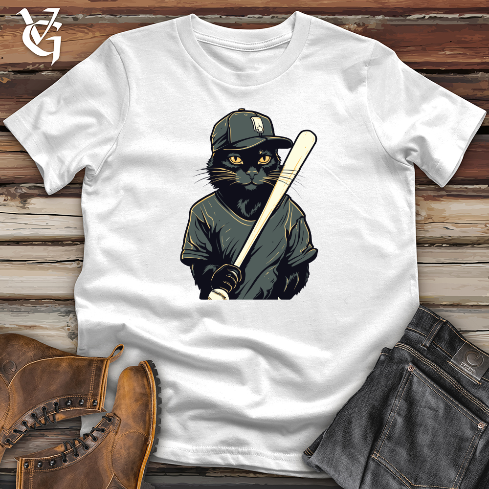 Viking Goods Baseball Cap Cat Whacker Softstyle Tee White / L