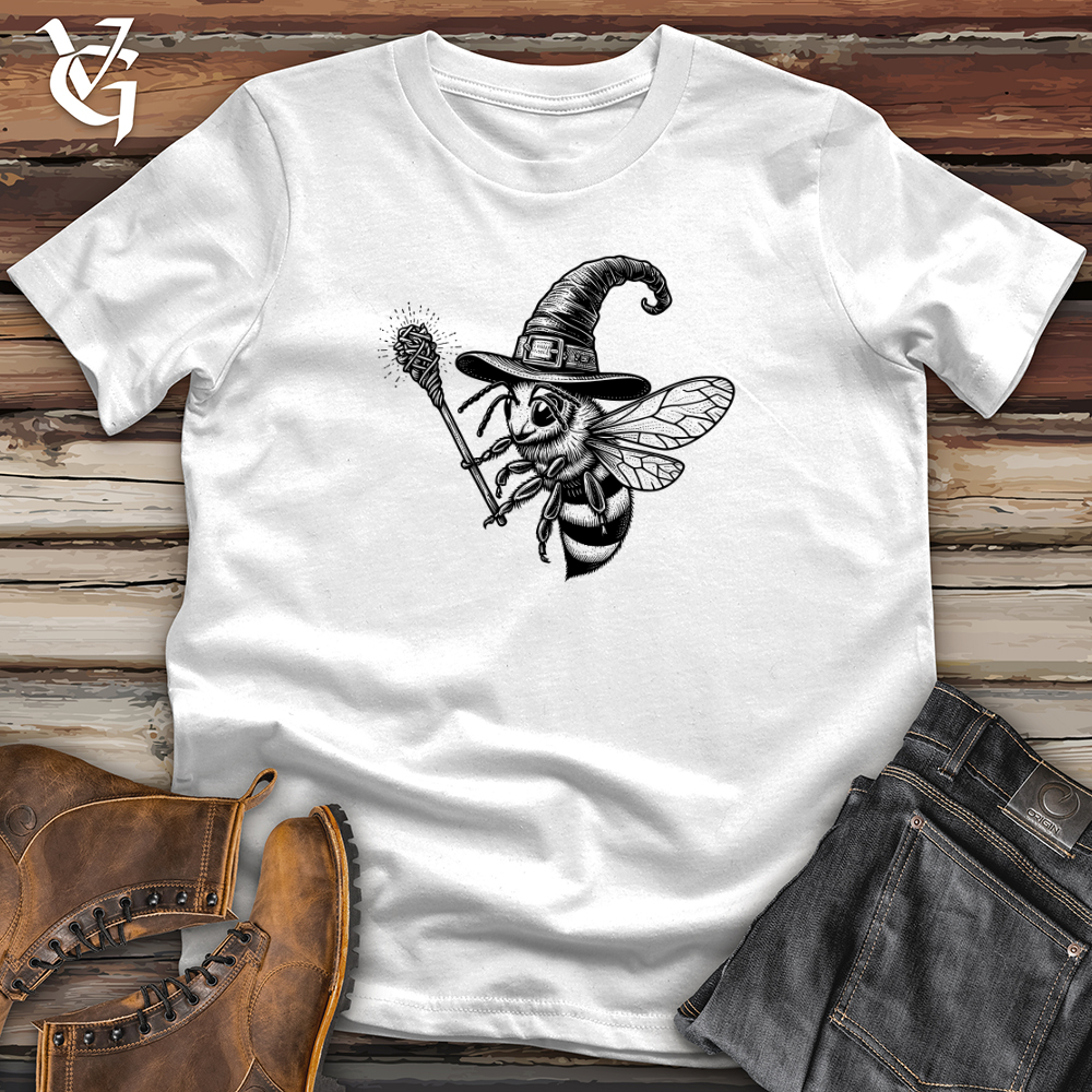 Viking Goods Bee in Witch Hat Softstyle Tee White / L