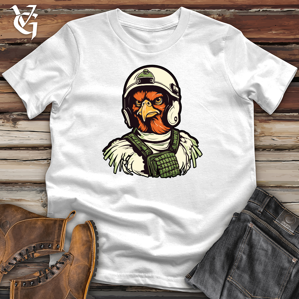 Viking Goods Chicken Soldier Helmet March Softstyle Tee White / L