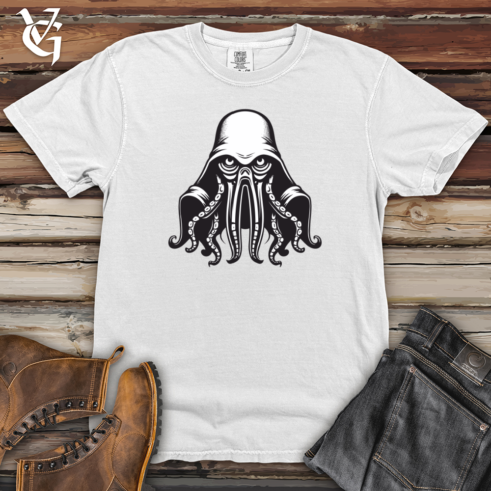 Viking Goods Cloaked Octopus Heavy Cotton Comfort Colors Tee White / L