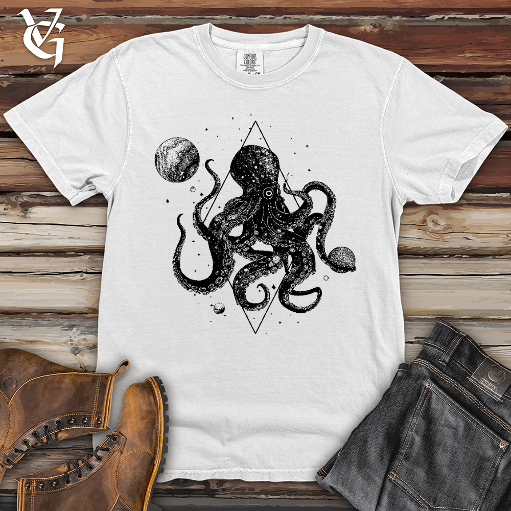 Viking Goods Cosmic Octopus Heavy Cotton Comfort Colors Tee White / L