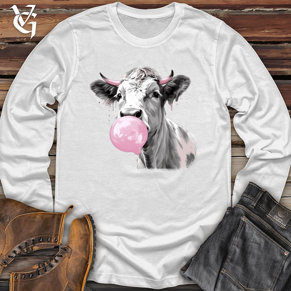 Viking Goods Cow Gum Softstyle Long Sleeve White / L