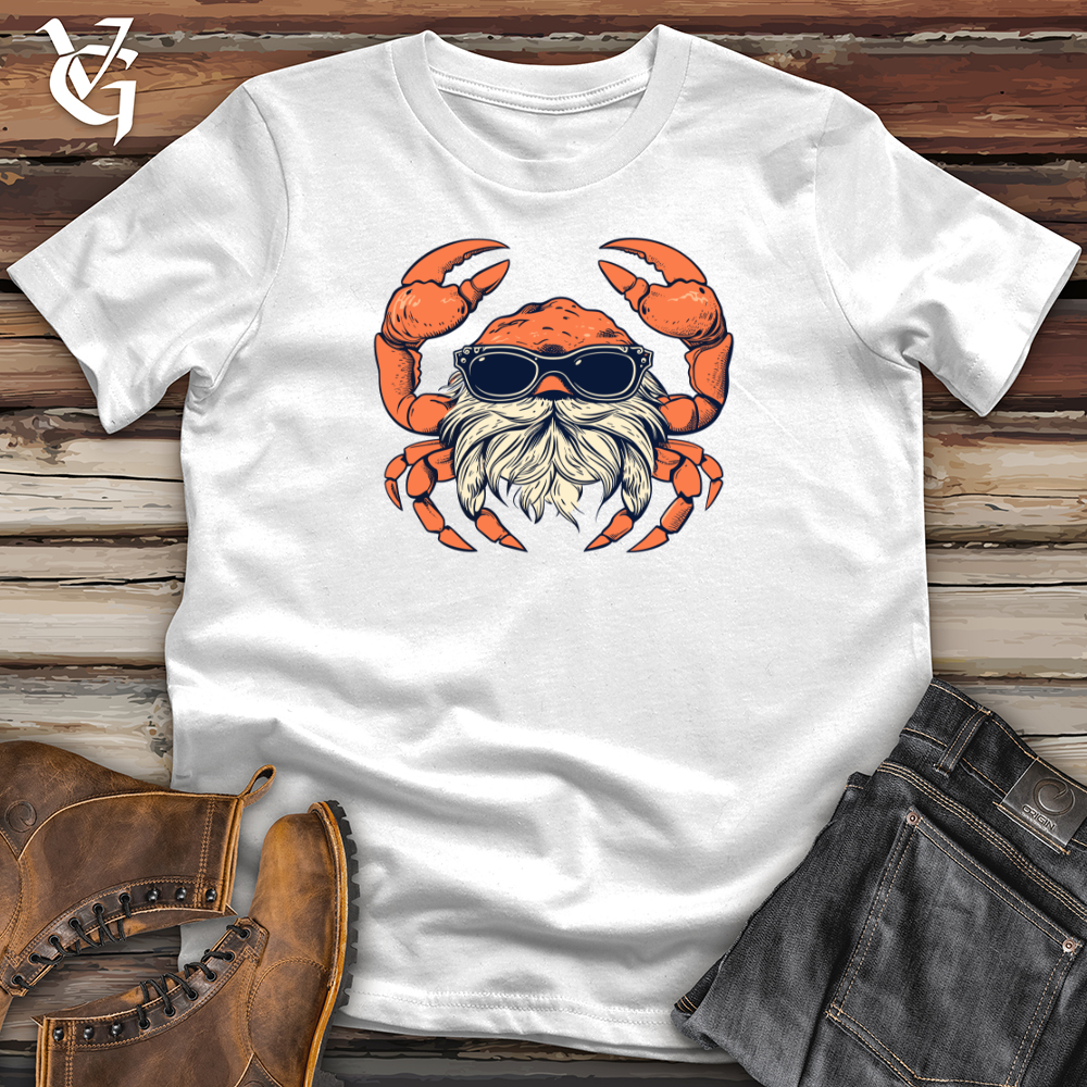 Viking Goods Crab Coastal Hipster Sandy Style Softstyle Tee White / L