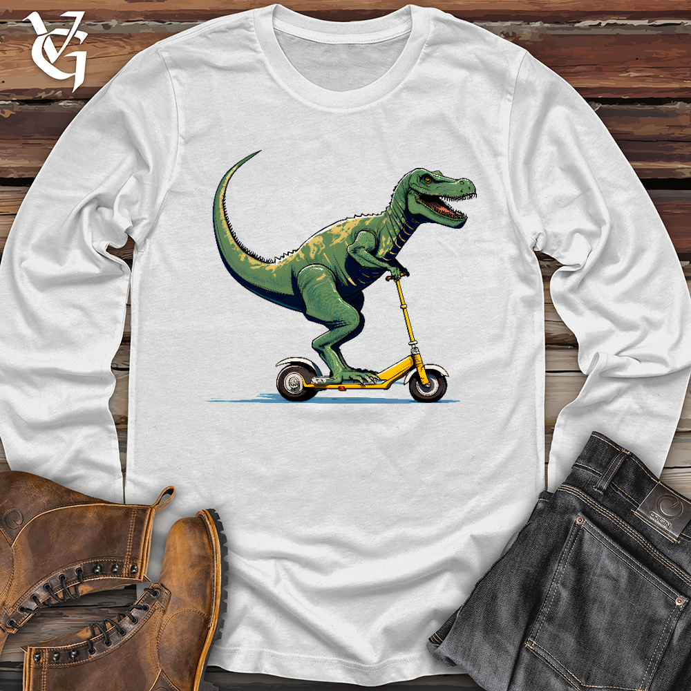Viking Goods Dino Scoot Long Sleeve White / L