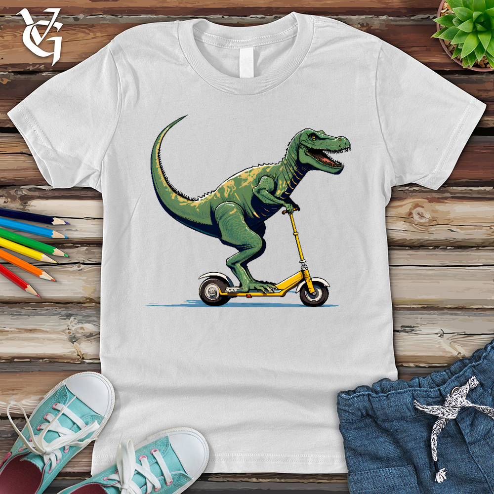 Viking Goods Dino Scoot Youth Tee White / L