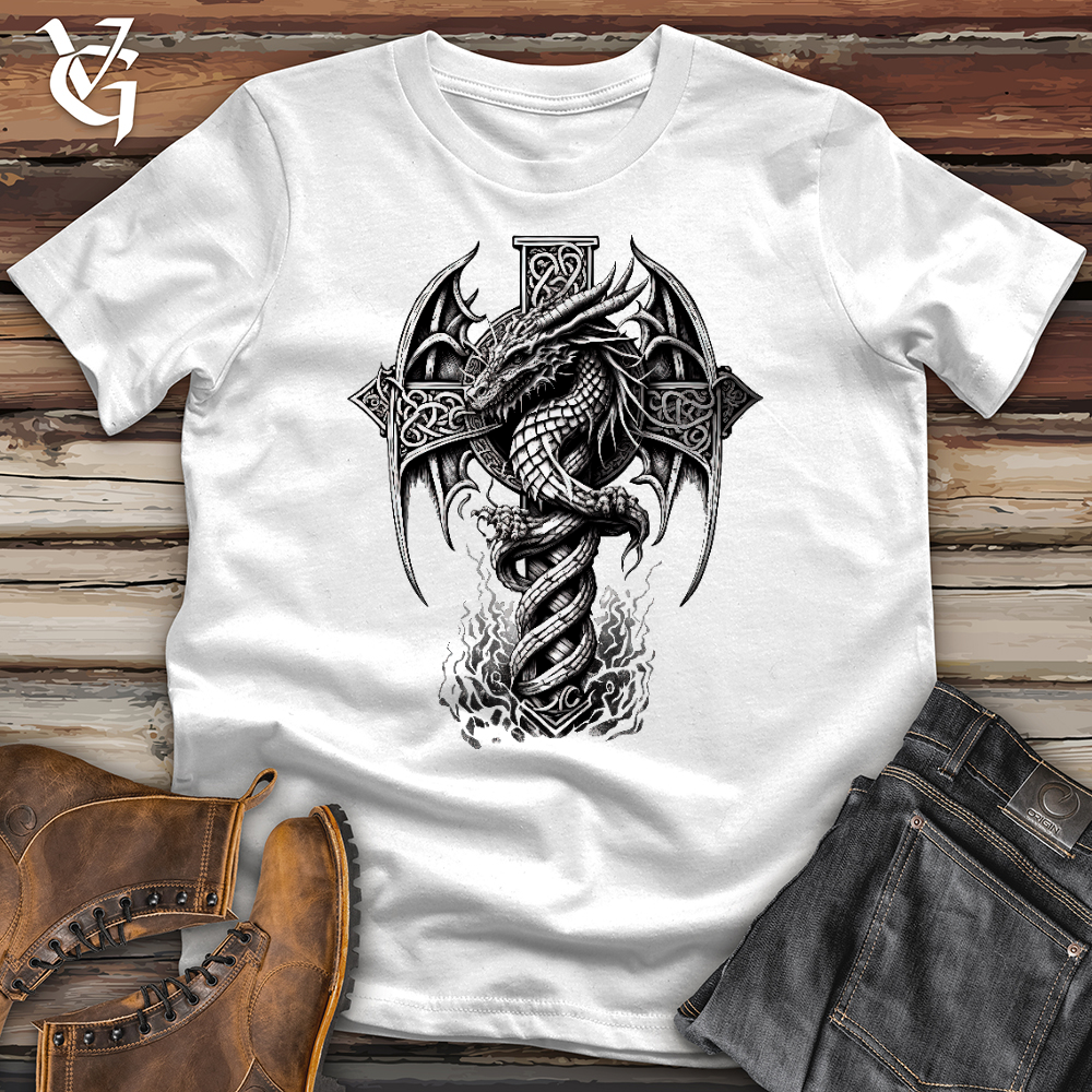Viking Goods Dragon of Old Softstyle Tee White / L