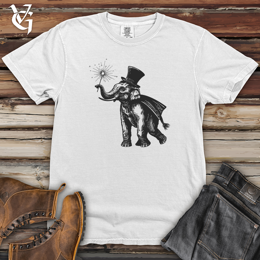 Viking Goods Elephant Sparkler Celebration Heavy Cotton Comfort Colors Tee White / L