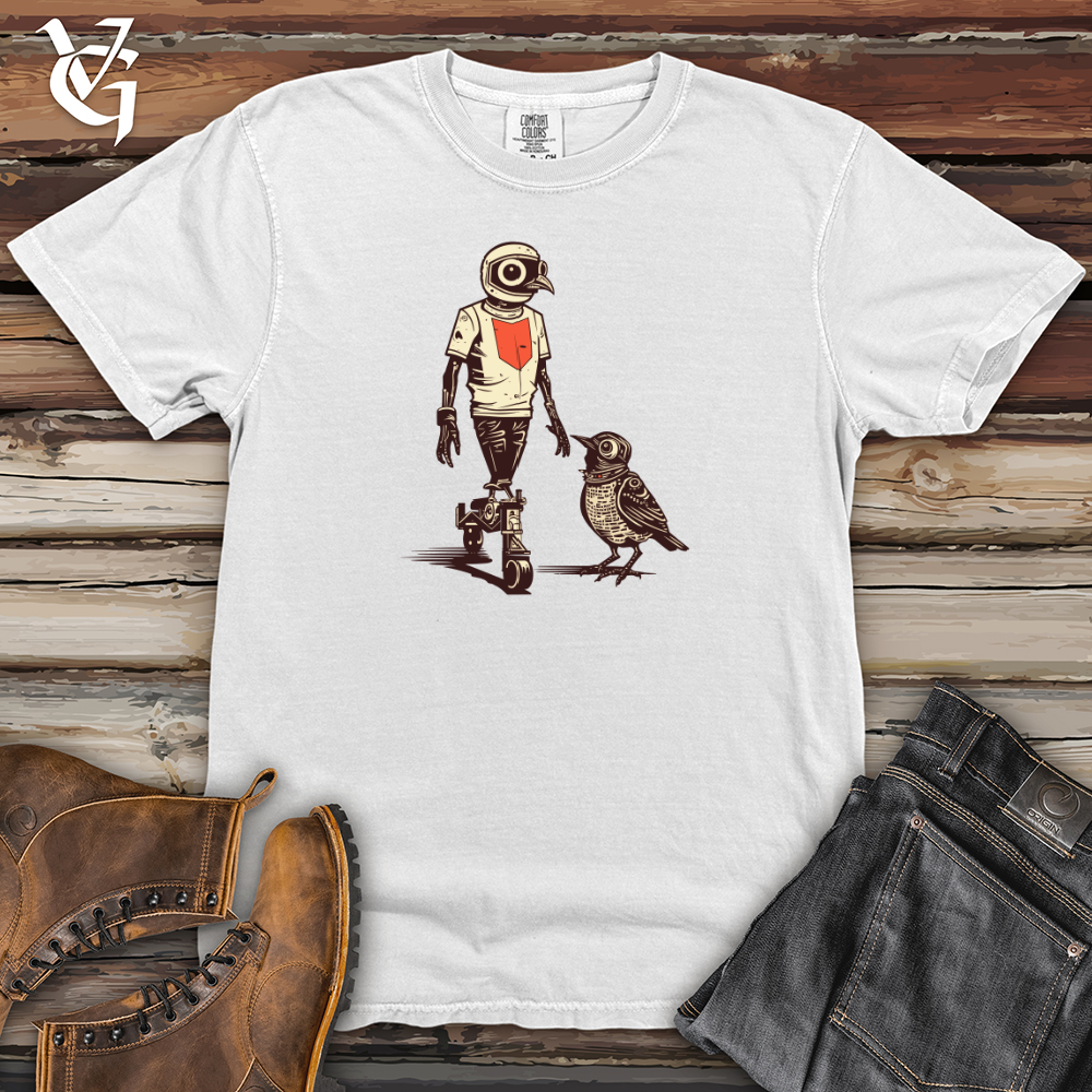Viking Goods Feathered RoboPal Heavy Cotton Comfort Colors Tee White / L