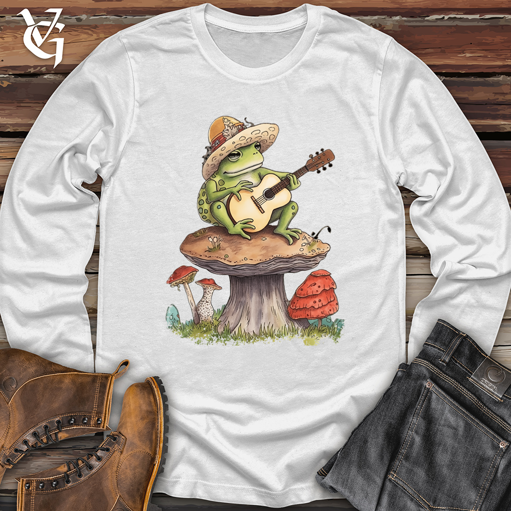 Viking Goods Frog Banjammin Softstyle Long Sleeve White / L