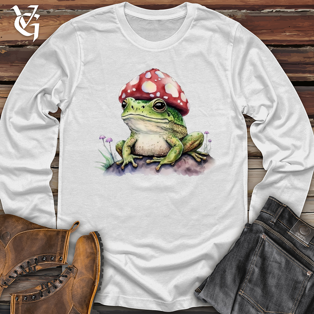 Viking Goods Frog Mushroom Head Long Sleeve White / L
