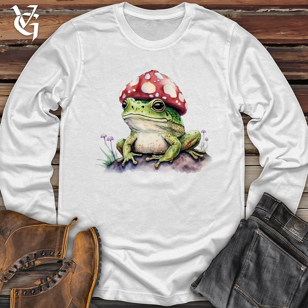 Viking Goods Frog Mushroom Head Softstyle Long Sleeve White / L