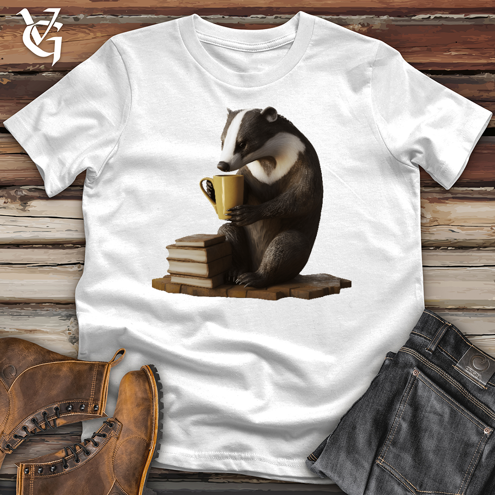 Viking Goods Honey Badger Book Club Softstyle Tee White / L