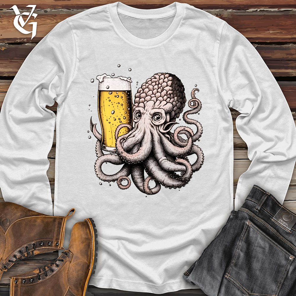 Viking Goods Hoptopus Long Sleeve White / L