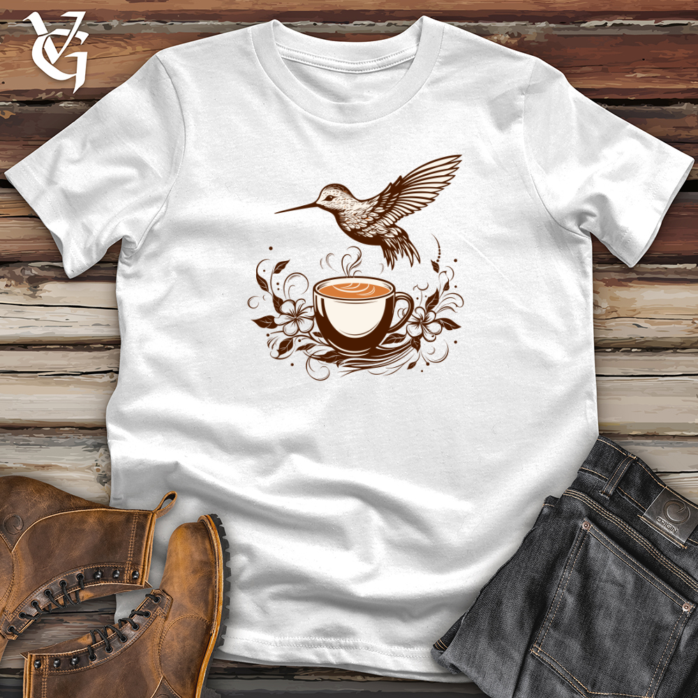 Viking Goods Hummingbird Coffee Crisp Softstyle Tee White / L