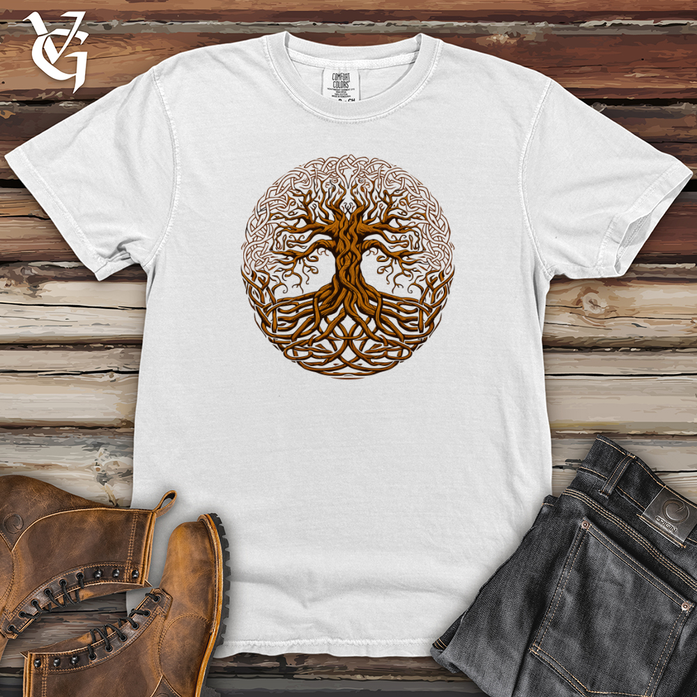 Viking Goods Intricate Tree Life Heavy Cotton Comfort Colors Tee White / L