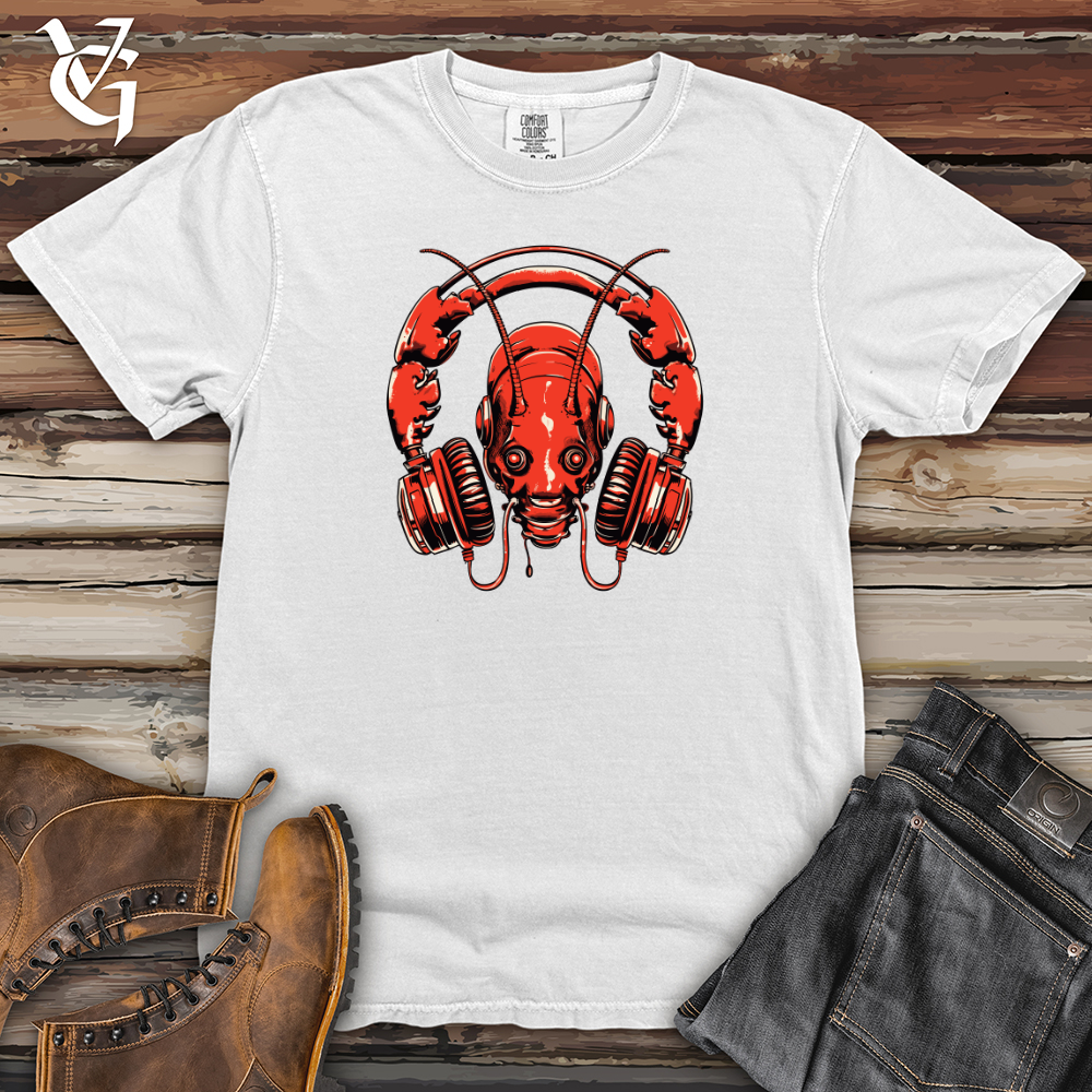 Viking Goods Lobster Ocean Echo Headphone Harmony Heavy Cotton Comfort Colors Tee White / L