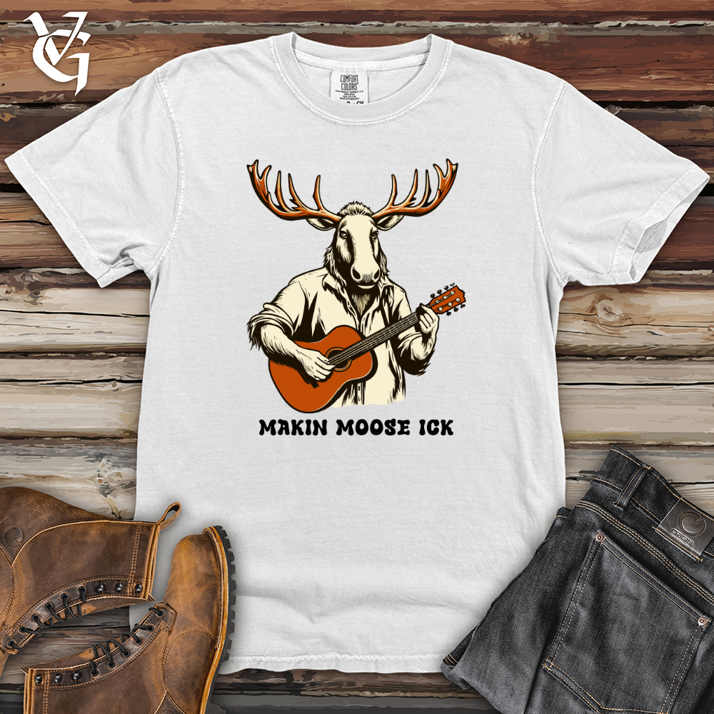 Viking Goods Moose Ick Heavy Cotton Comfort Colors Tee White / L