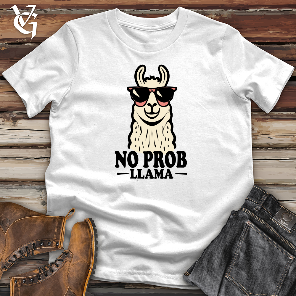 Viking Goods No Prob llama Softstyle Tee White / L