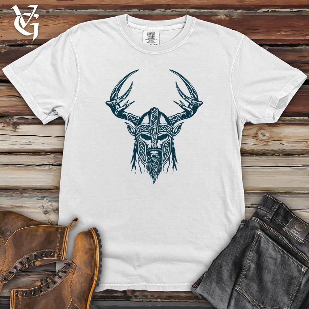Viking Goods Nordic Horned Guardian Heavy Cotton Comfort Colors Tee White / L