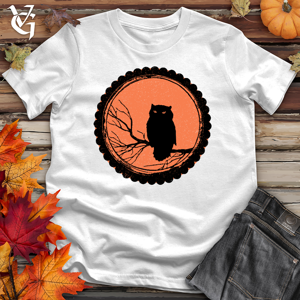 Viking Goods O'hallow's Owl Cotton Tee White / L