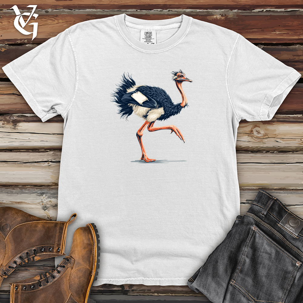 Viking Goods Ostrich Speed Racer Heavy Cotton Comfort Colors Tee White / L