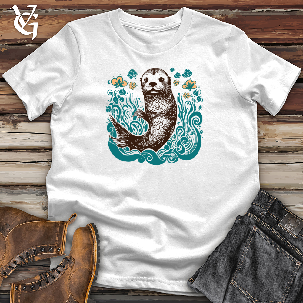 Viking Goods Otter Mermaid Softstyle Tee White / L