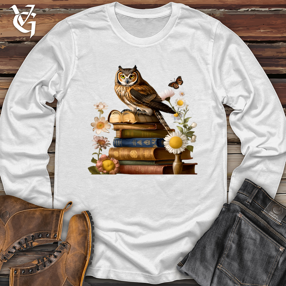 Viking Goods Owl Wisdom Softstyle Long Sleeve White / L