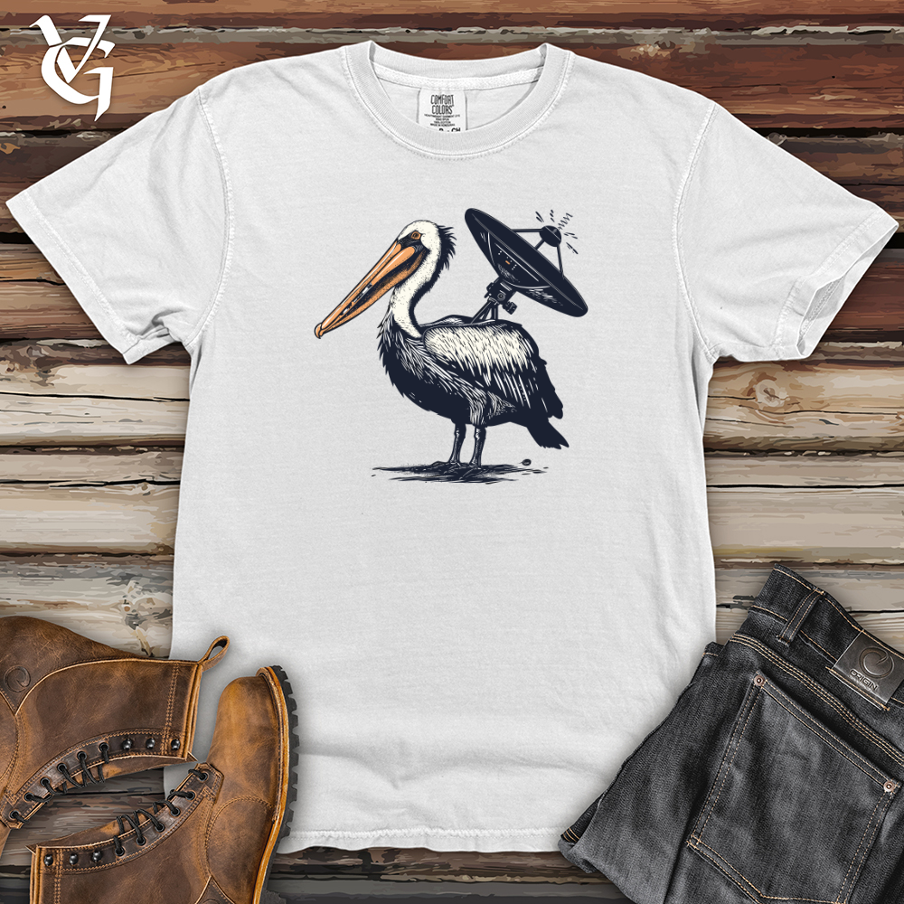 Viking Goods Pelican Satellite Broadcast Heavy Cotton Comfort Colors Tee White / L