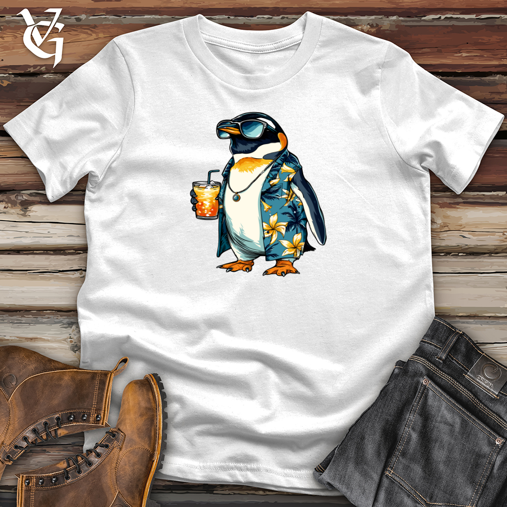 Viking Goods Penguin Vacation Vibes Softstyle Tee White / L