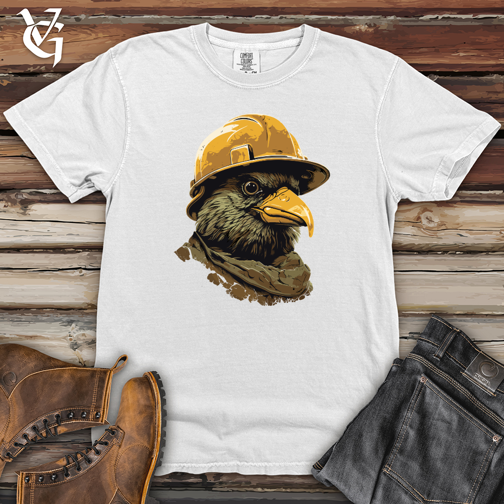 Viking Goods Raven Construction Crew Heavy Cotton Comfort Colors Tee White / L