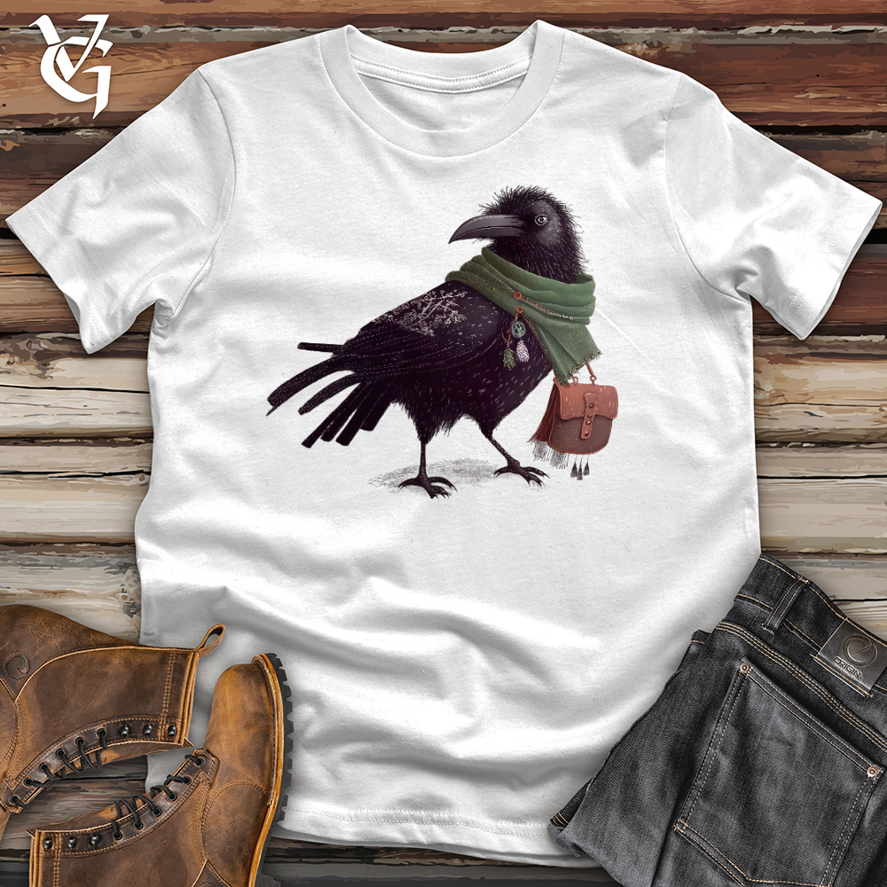 Viking Goods Raven Deva Cotton Tee White / L