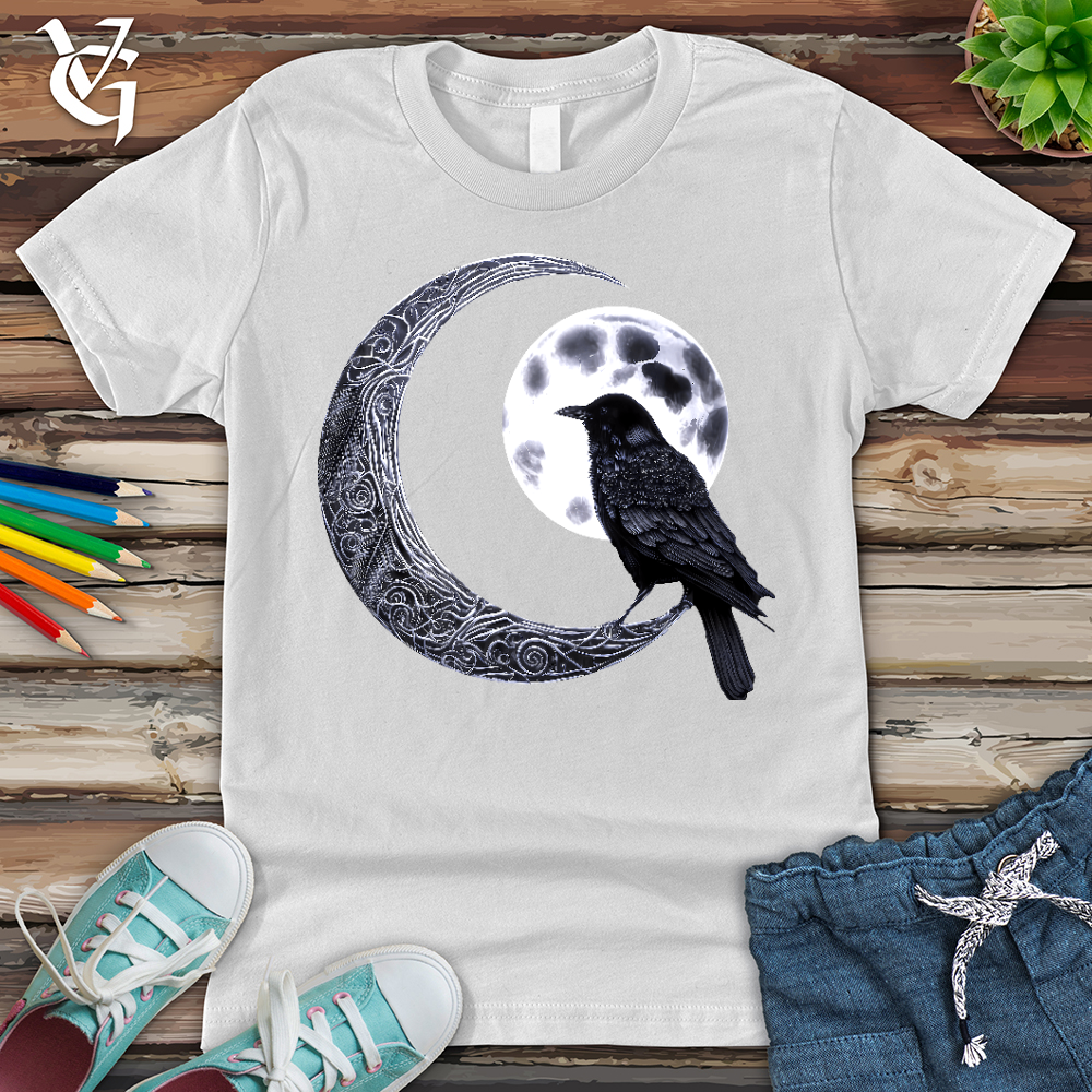 Viking Goods Raven & Moon Negotiations Youth Tee White / L