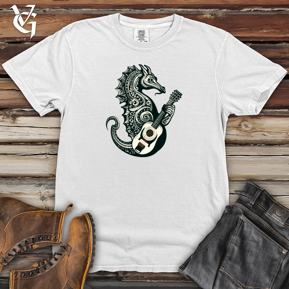 Viking Goods Retro Beat Seahorse Heavy Cotton Comfort Colors Tee White / L