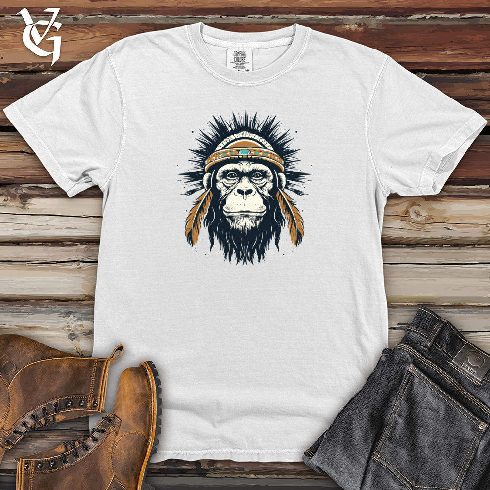 Viking Goods Retro Eskimo Monkey 01 Heavy Cotton Comfort Colors Tee White / L
