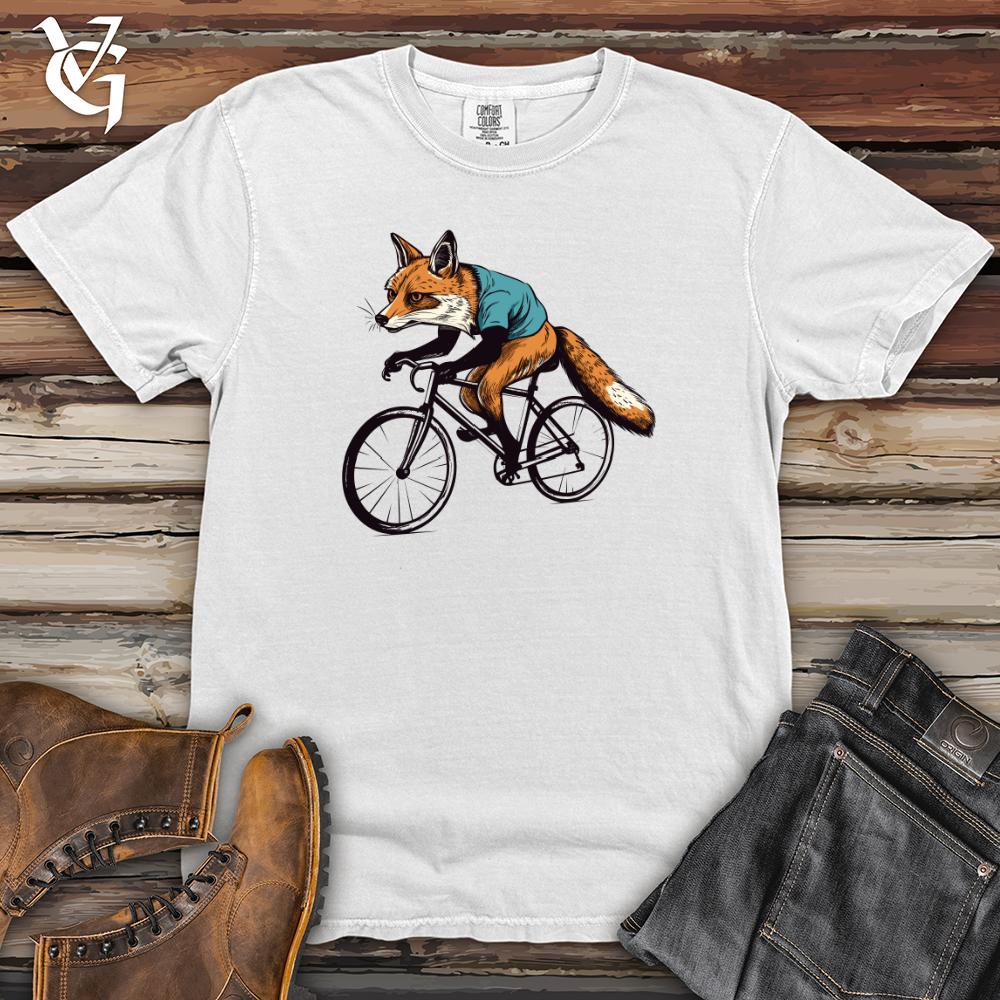 Viking Goods Retro Rider Fox Heavy Cotton Comfort Colors Tee White / L